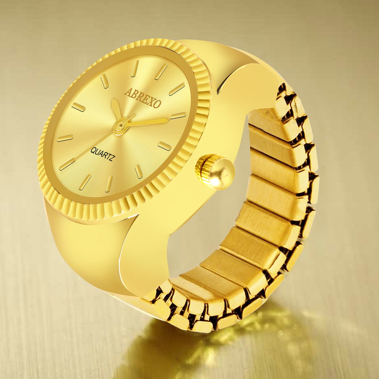 ABREXO - Bossy Look Finger Ring Watch For Women