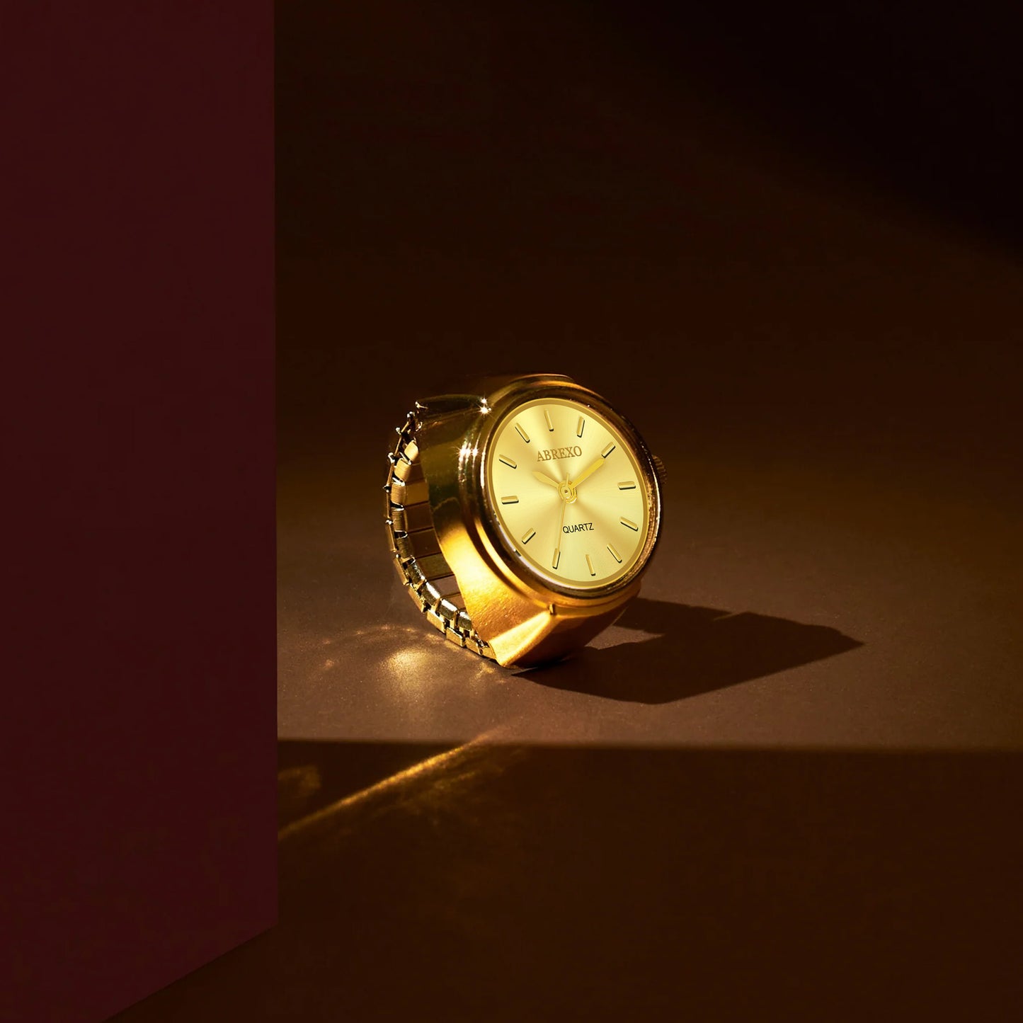 ABREXO - Bossy Look Finger Ring Watch For Women