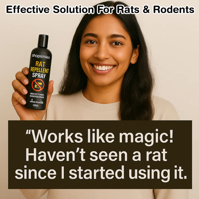 Rat Repellent Spray for Home, Car & Kitchen β Safe, Natural & Eco-Friendly Rodent Control ππ±
