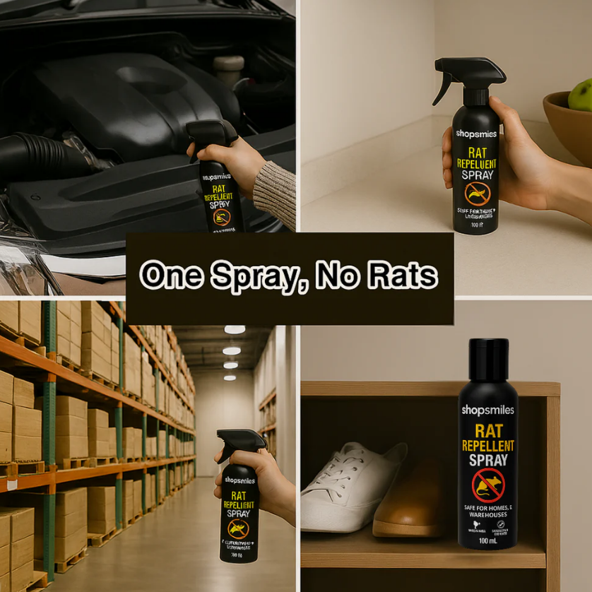 Rat Repellent Spray for Home, Car & Kitchen β Safe, Natural & Eco-Friendly Rodent Control ππ±