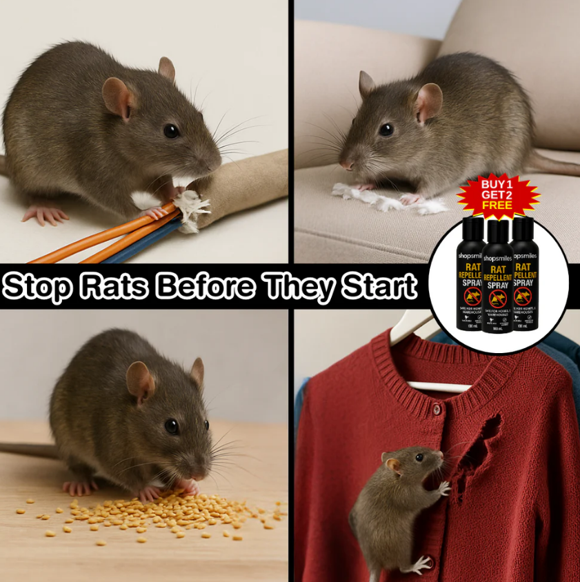 Rat Repellent Spray for Home, Car & Kitchen β Safe, Natural & Eco-Friendly Rodent Control ππ±