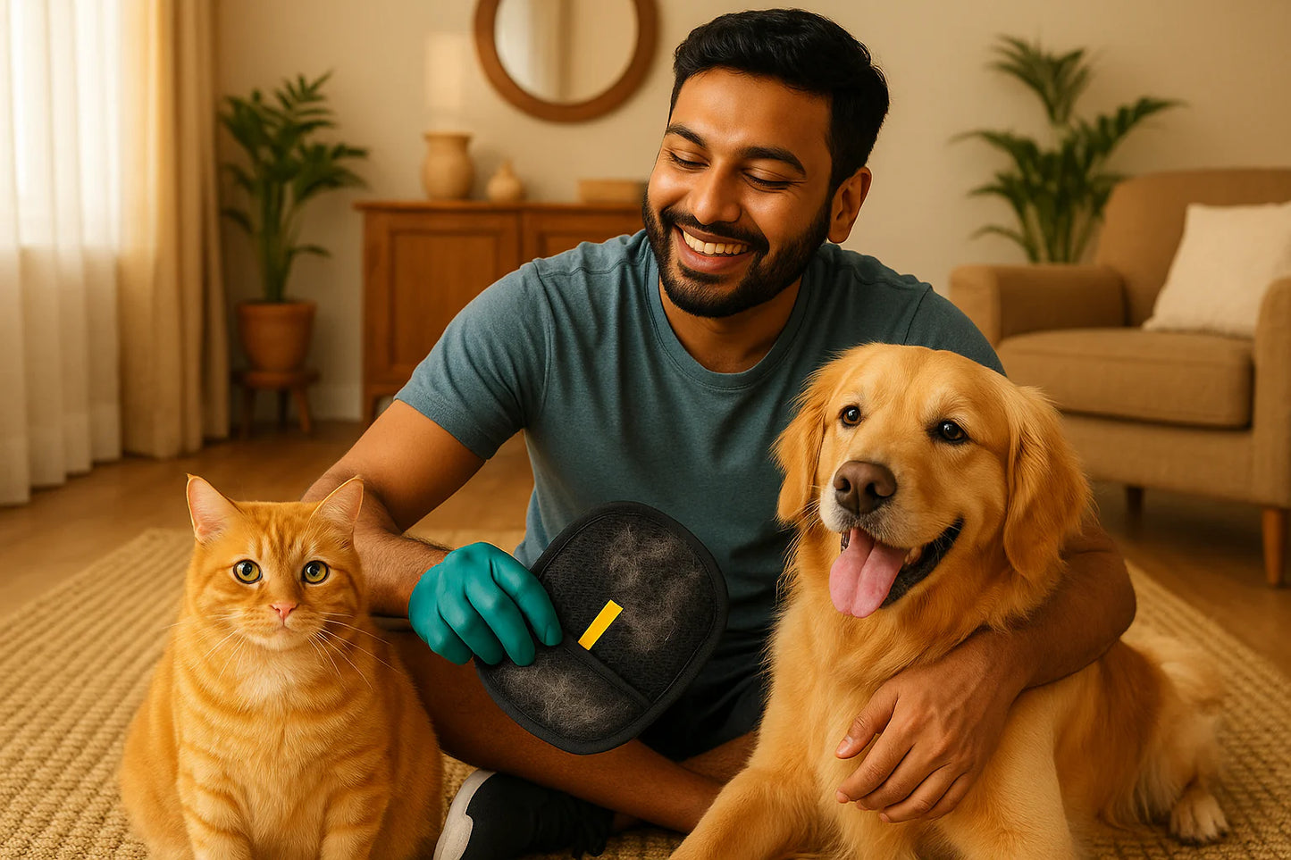 Easy Pets Hair Removal Glove / Lint Remover At Just Rs @499/-