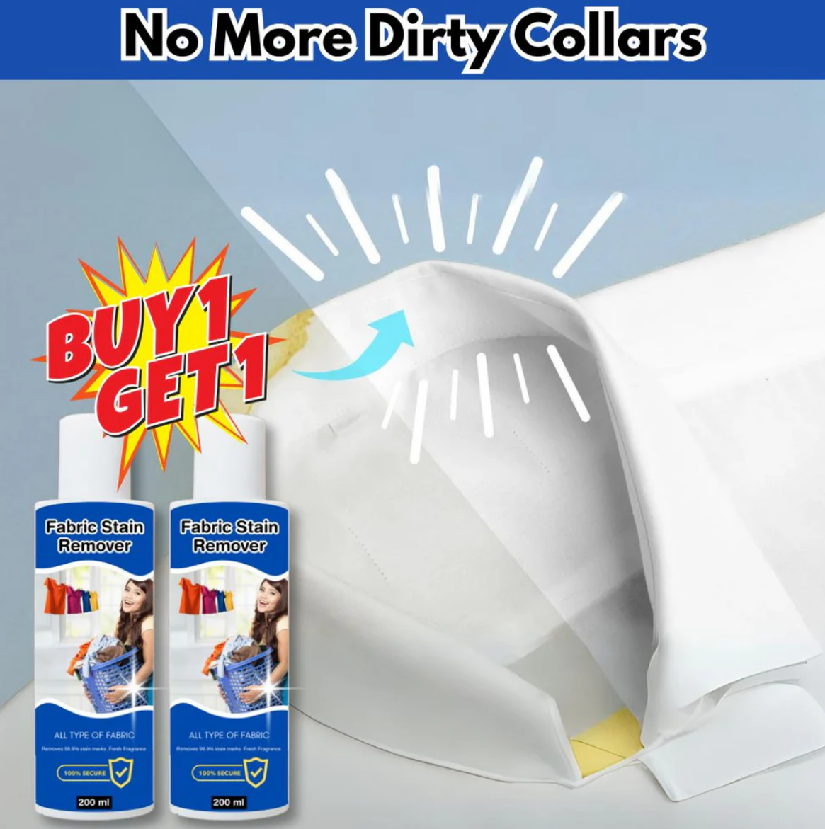 ✨All in One Fabric Stain Remover ✨ Buy 1 Get 1 FREE - At Just Rs @599/- (100ML)
