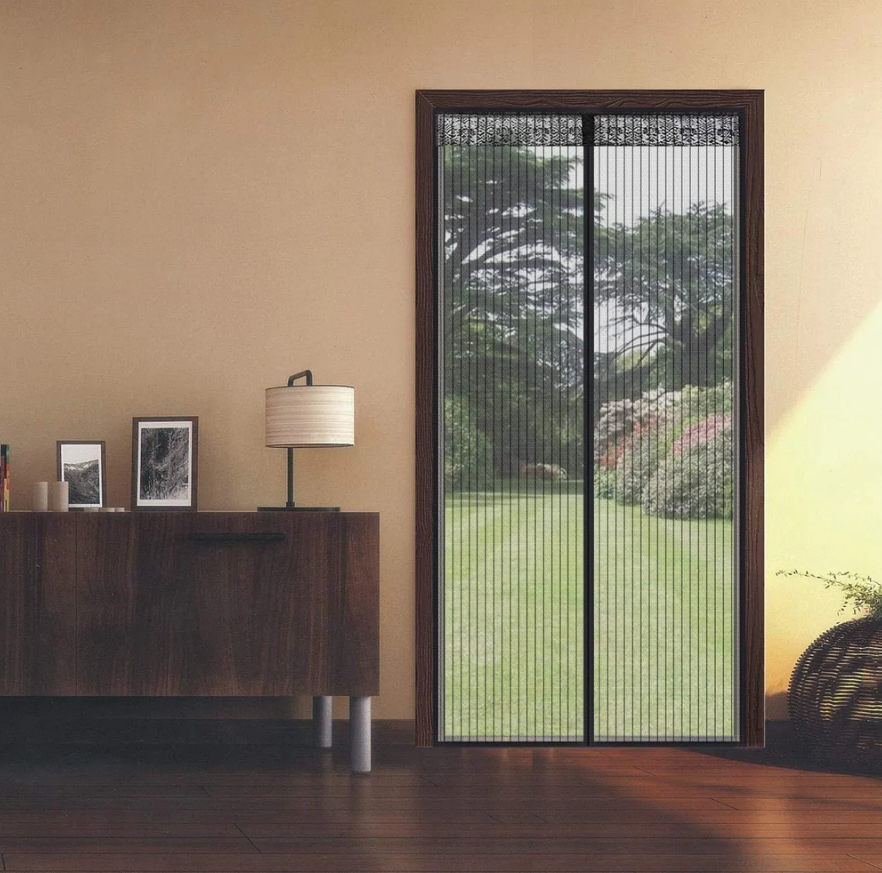 Magnetic Mosquito Screen Door β Easy Snap, No Mosquito Trap