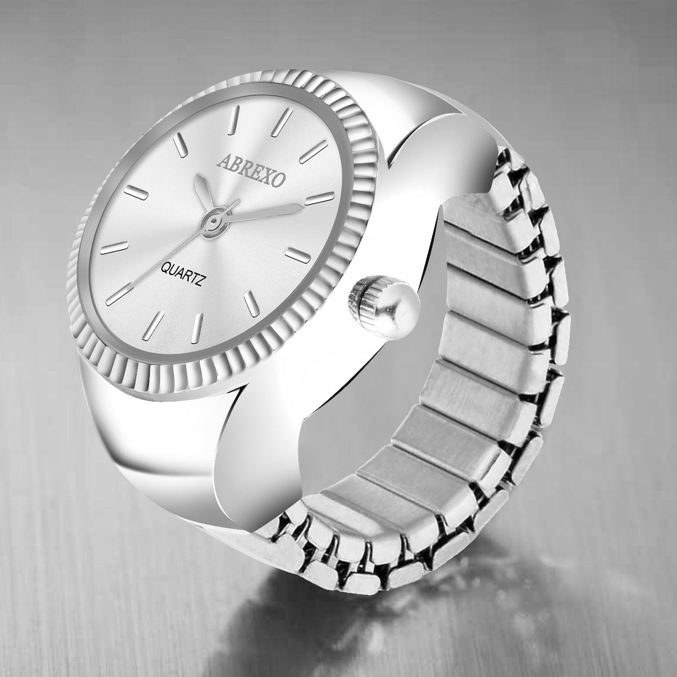 ABREXO - Bossy Look Finger Ring Watch For Women