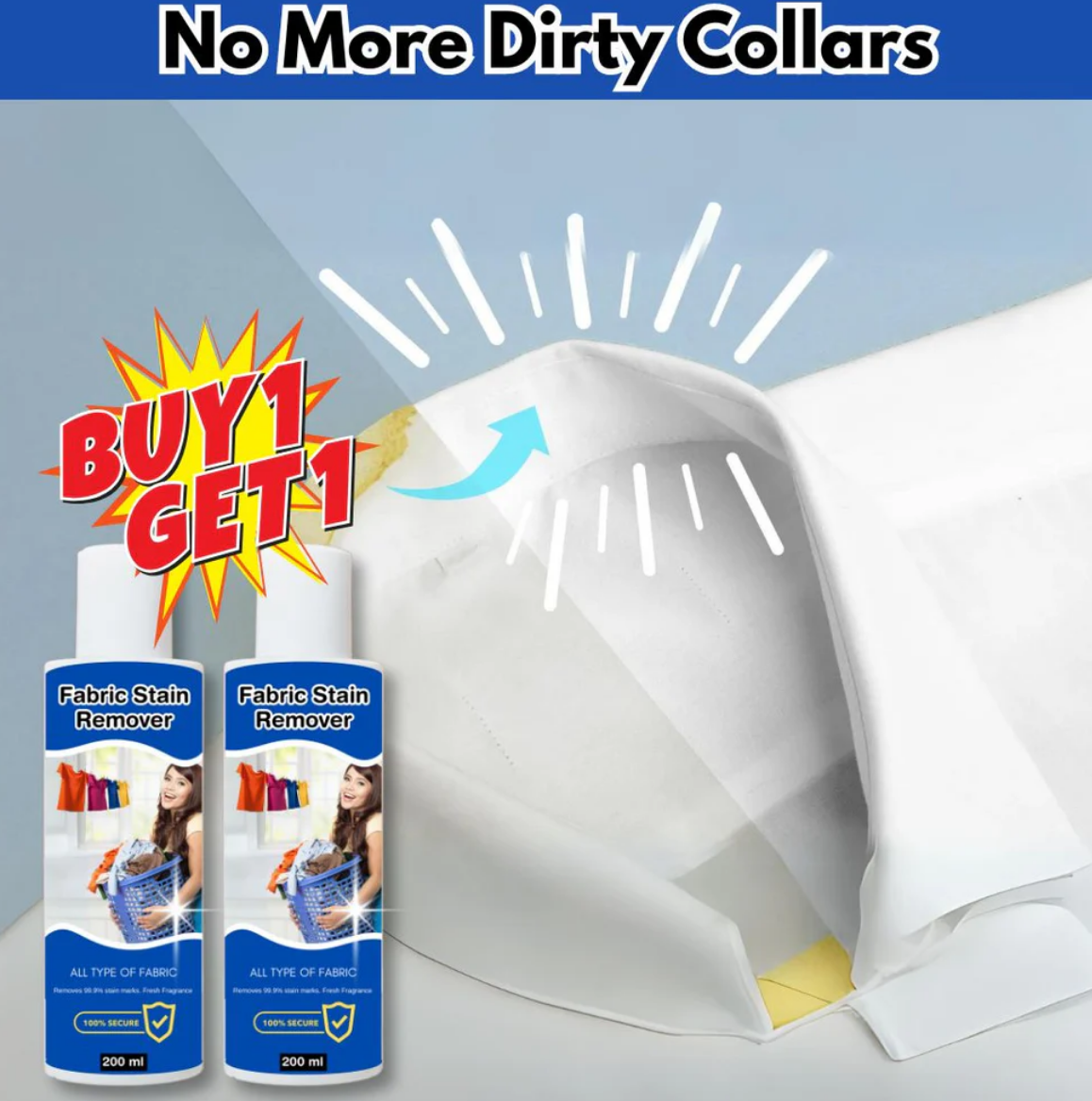 ✨All in One Fabric Stain Remover ✨ Buy 1 Get 1 FREE - At Just Rs @599/- (100ML)