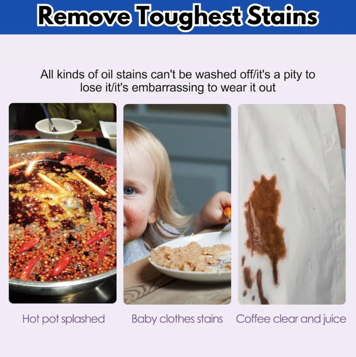 ✨All in One Fabric Stain Remover ✨ Buy 1 Get 1 FREE - At Just Rs @599/- (100ML)