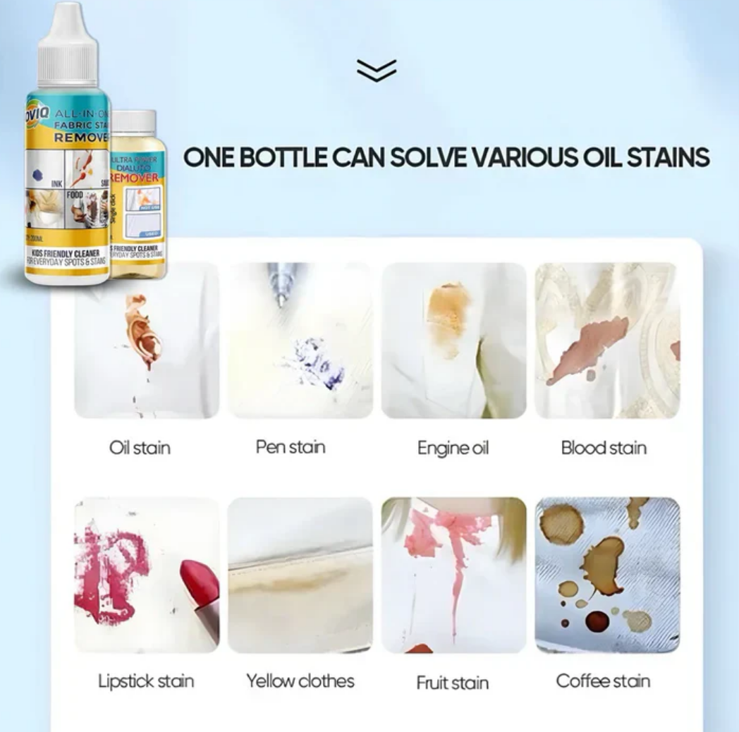✨All in One Fabric Stain Remover ✨ Buy 1 Get 1 FREE - At Just Rs @599/- (100ML)