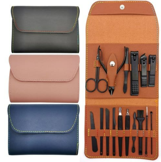 Manicure Set Professional Nail Clippers Pedicure Kit, 16 pcs Stainless Steel Nail Care Tools Grooming Kit @ Just Rs.599/-