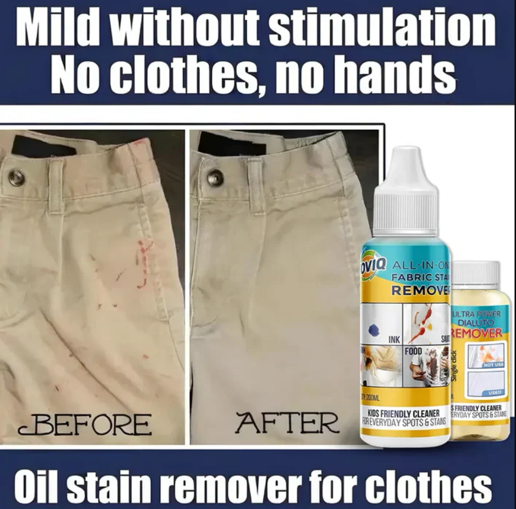 ✨All in One Fabric Stain Remover ✨ Buy 1 Get 1 FREE - At Just Rs @599/- (100ML)