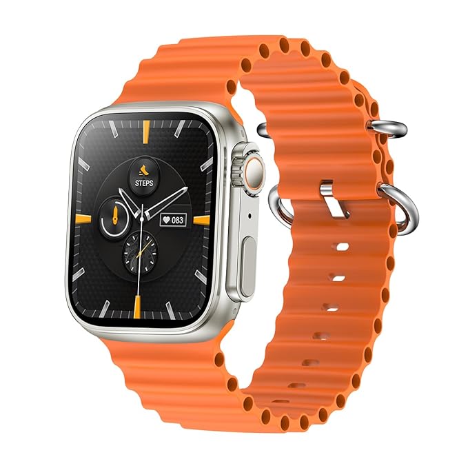 WWMT800-Ultra Smart Watch 1.99" Infinite Display Series 8 Wireless Charging Heart Rate Monitor Bluetooth Call Watch