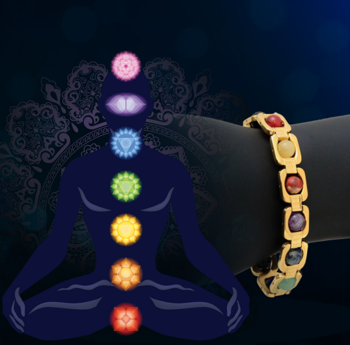 ๐ 7 Chakras Bracelet ๐ฐ Attracts Wealth | โจ Boosts Confidence | ๐ Love | ๐งฟ Peace At Just @Rs 499/-