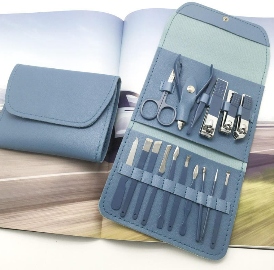 Manicure Set Professional Nail Clippers Pedicure Kit, 16 pcs Stainless Steel Nail Care Tools Grooming Kit @ Just Rs.599/-
