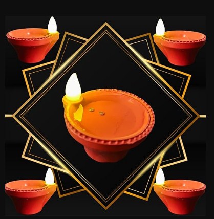 LED Light Water Sensor Diyas (PACK OF 6)
