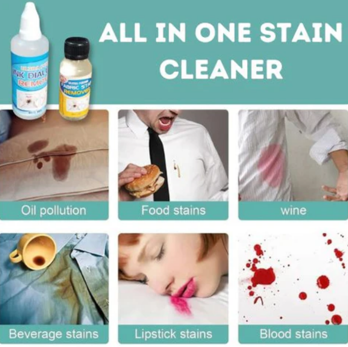 ✨All in One Fabric Stain Remover ✨ Buy 1 Get 1 FREE - At Just Rs @599/- (100ML)