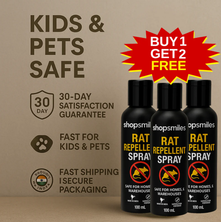 Rat Repellent Spray for Home, Car & Kitchen β Safe, Natural & Eco-Friendly Rodent Control ππ±