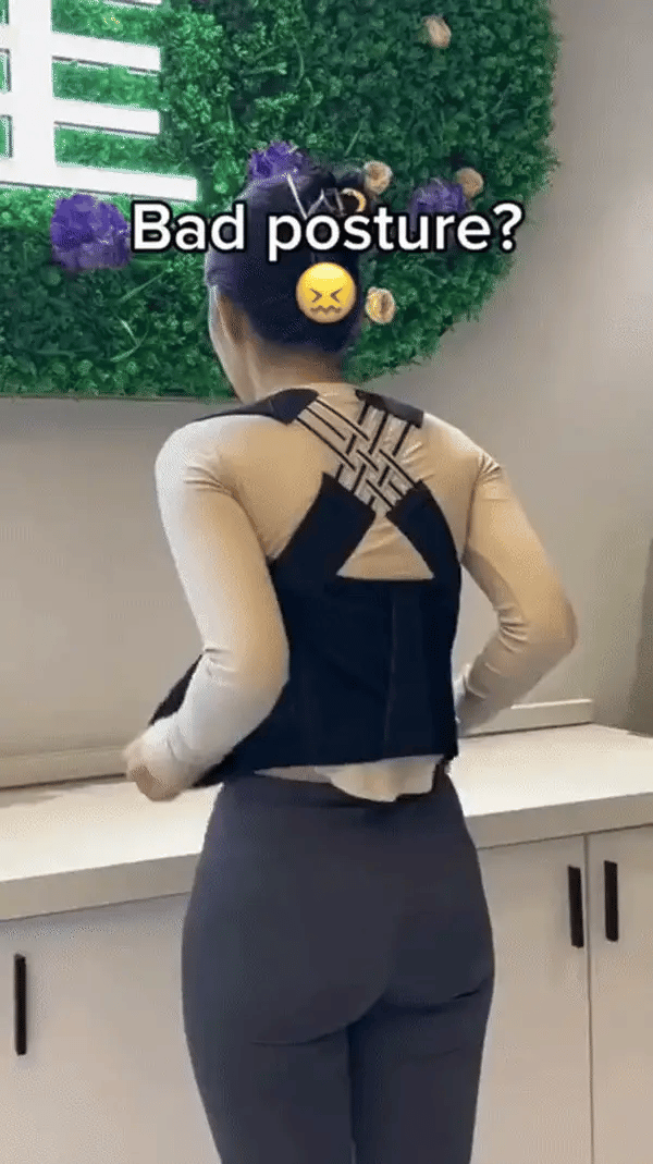 Posture Corrector Belt - Adjustable Back Posture Corrector/ Slouching Relieve Pain Belt Women Men (Free Size)
