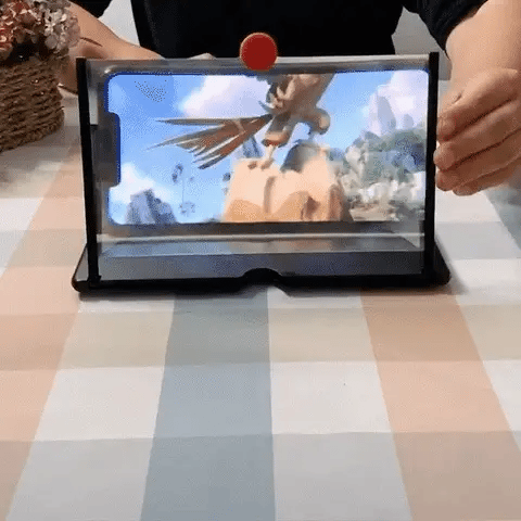 10" Screen Magnifier-3D Magnifying Projector Screen Enlarger for Movies, Videos and Gaming – Foldable Phone Stand Holder with Screen Amplifier–Compatible with All Smartphones @ Rs. 499/-
