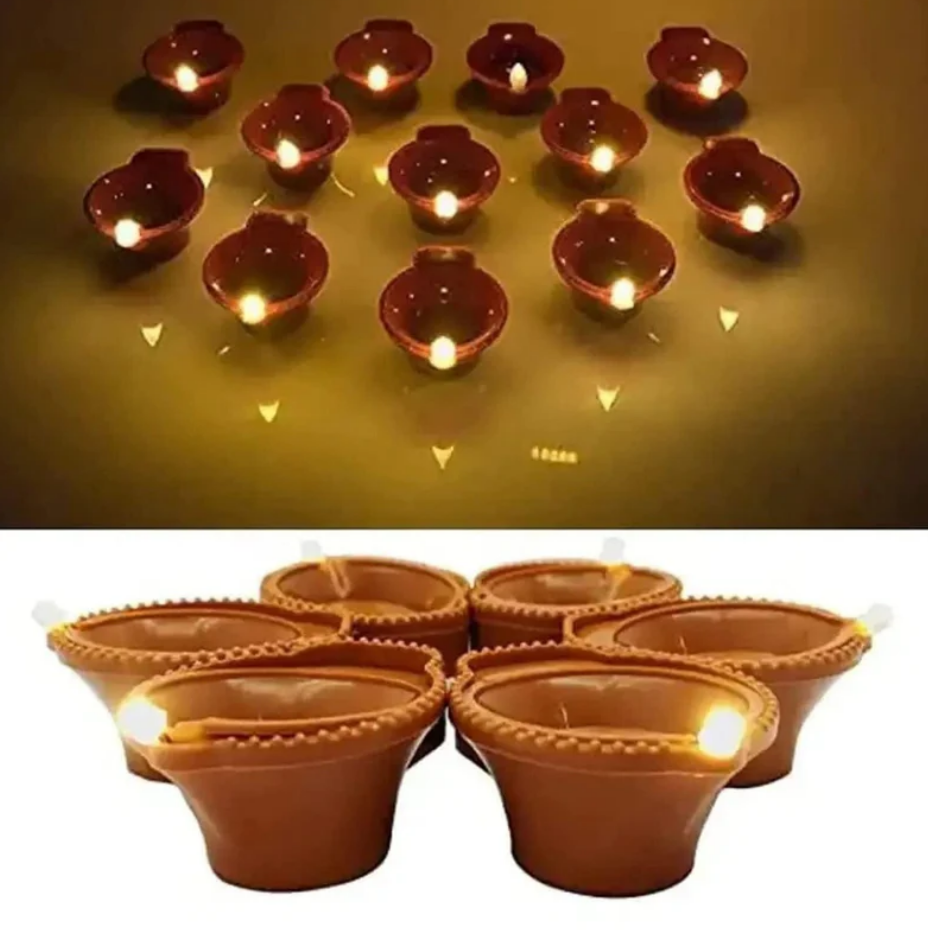 LED Light Water Sensor Diyas (PACK OF 6)