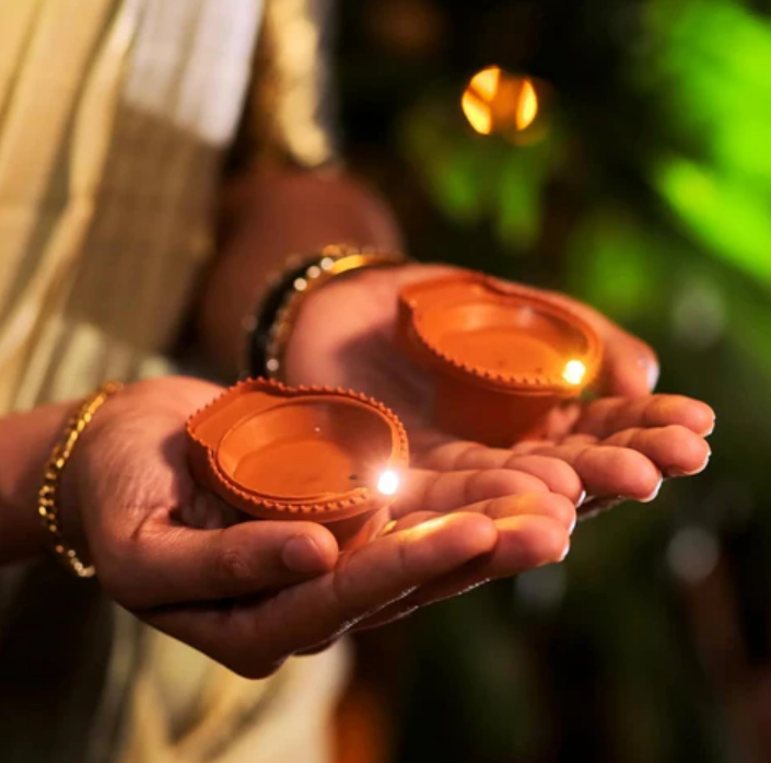 LED Light Water Sensor Diyas (PACK OF 6)