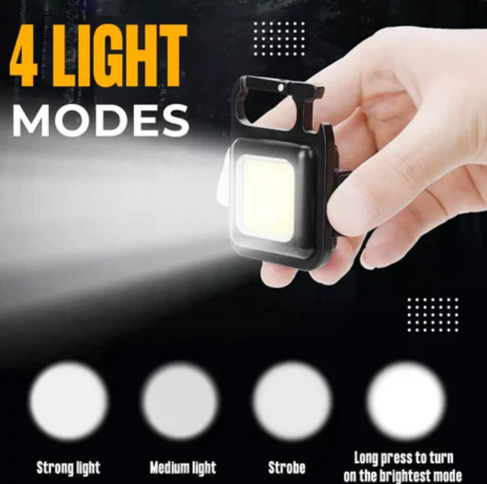 WWM Mini LED Keychain Flashlight, Emergency Flashlight