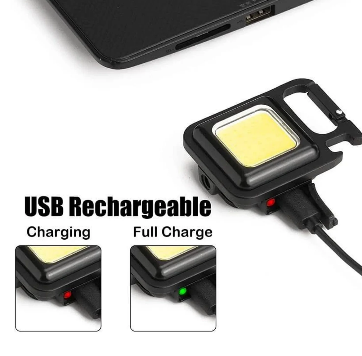 WWM Mini LED Keychain Flashlight, Emergency Flashlight