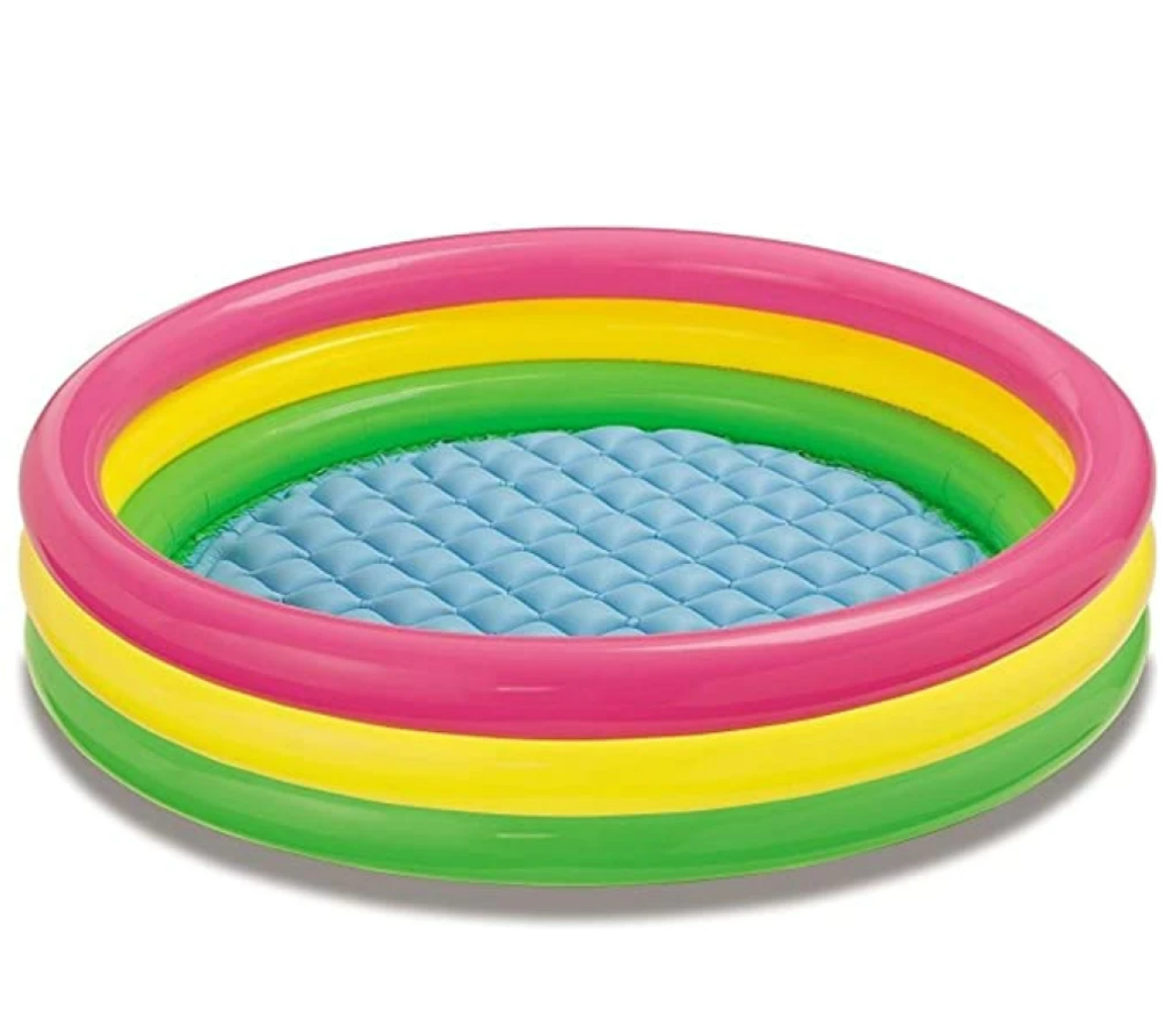 Round Kids Swimming Pool β Colorful Rainbow Design (3ft/4ft/5ft)
