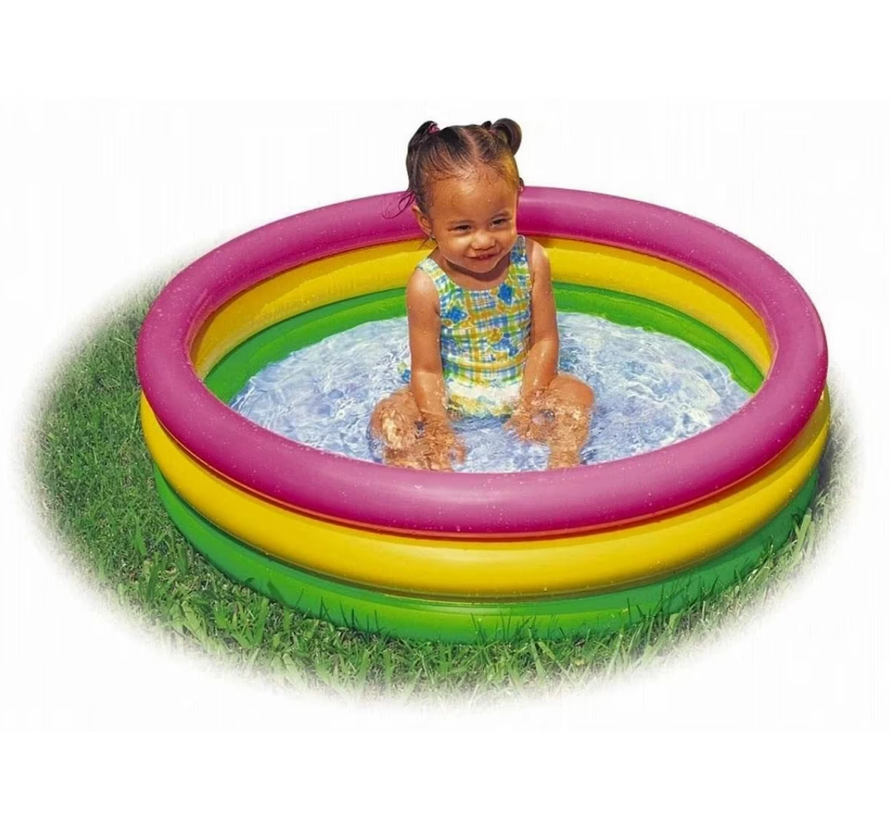 Round Kids Swimming Pool β Colorful Rainbow Design (3ft/4ft/5ft)