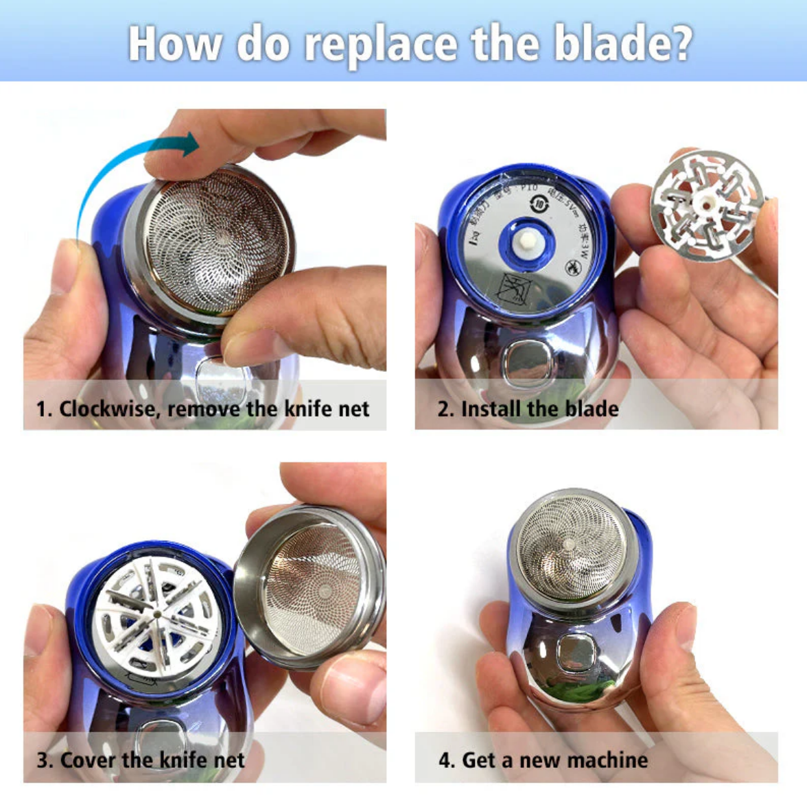 ✨ Portable Mini Electric Shaver Machine – Smooth Shave Anytime, Anywhere! ✨