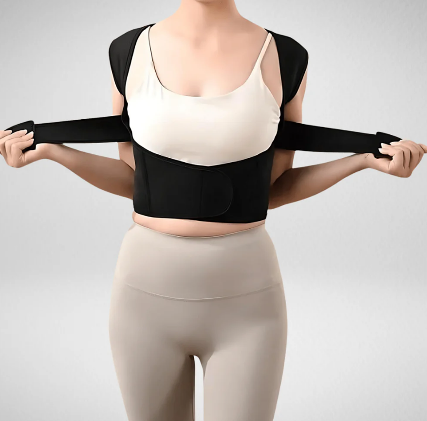 Posture Corrector Belt - Adjustable Back Posture Corrector/ Slouching Relieve Pain Belt Women Men (Free Size)