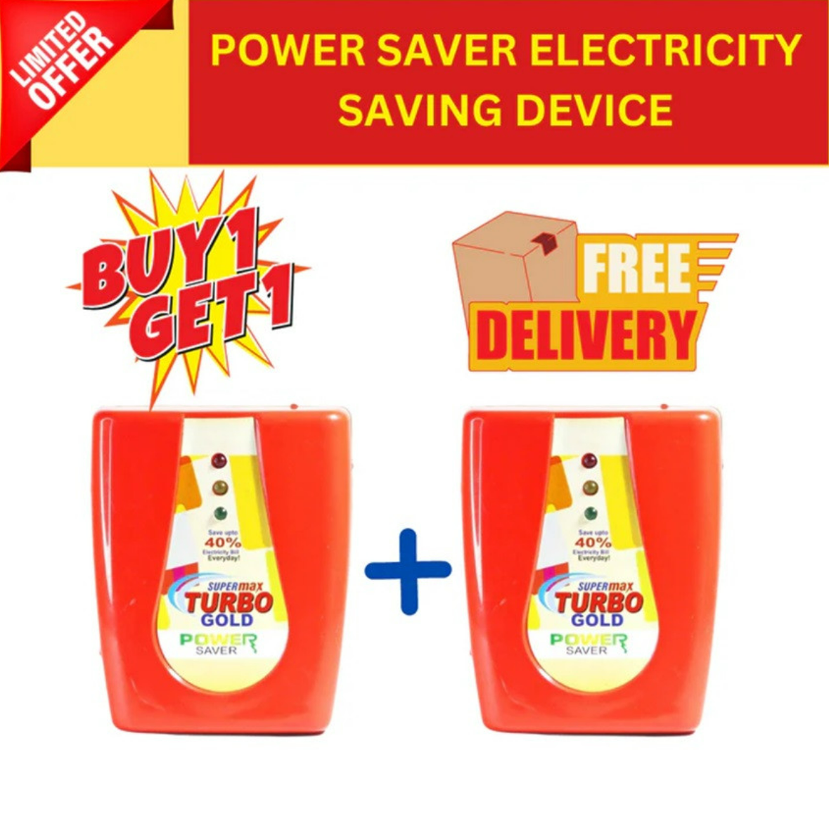 Max Turbo Power Saver (BUY 1 GET 1 FREE) @ Just Rs.699/-