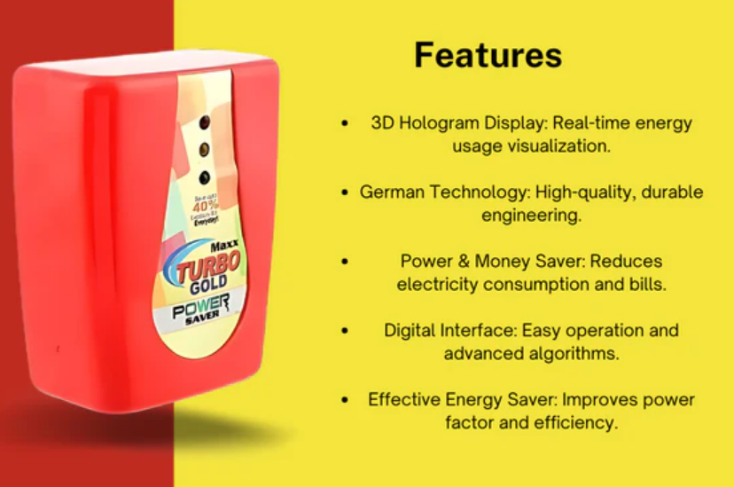 Max Turbo Power Saver (BUY 1 GET 1 FREE) @ Just Rs.699/-