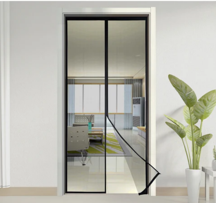 Magnetic Mosquito Screen Door β Easy Snap, No Mosquito Trap