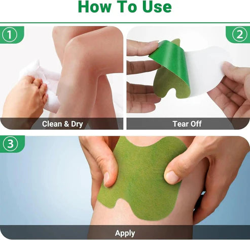 Herbal Knee Patches – Instant Pain Relief in One Patch (Pack of 10, 20, 30)