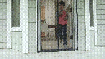 Magnetic Mosquito Screen Door β Easy Snap, No Mosquito Trap