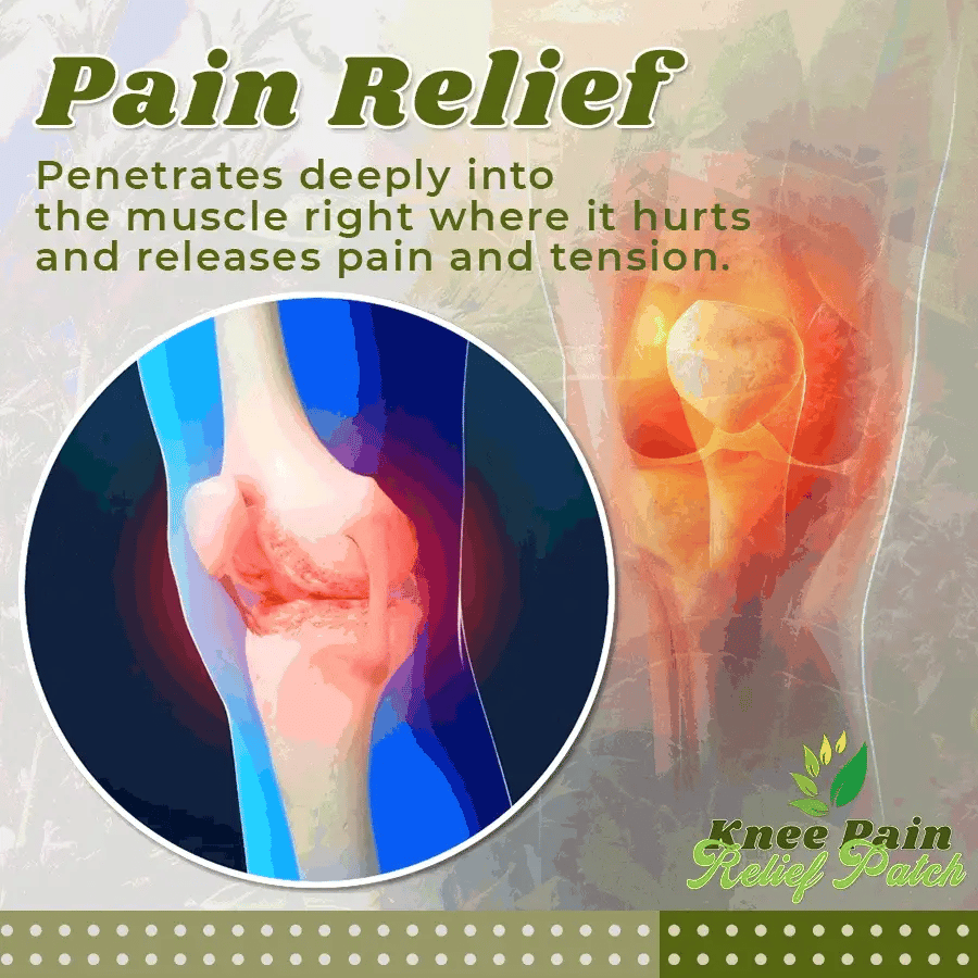 Herbal Knee Patches – Instant Pain Relief in One Patch (Pack of 10, 20, 30)