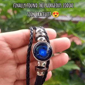 Vintage Guardian Zodiac Constellation Leather Adjustable Handmade Bracelet For Unisex
