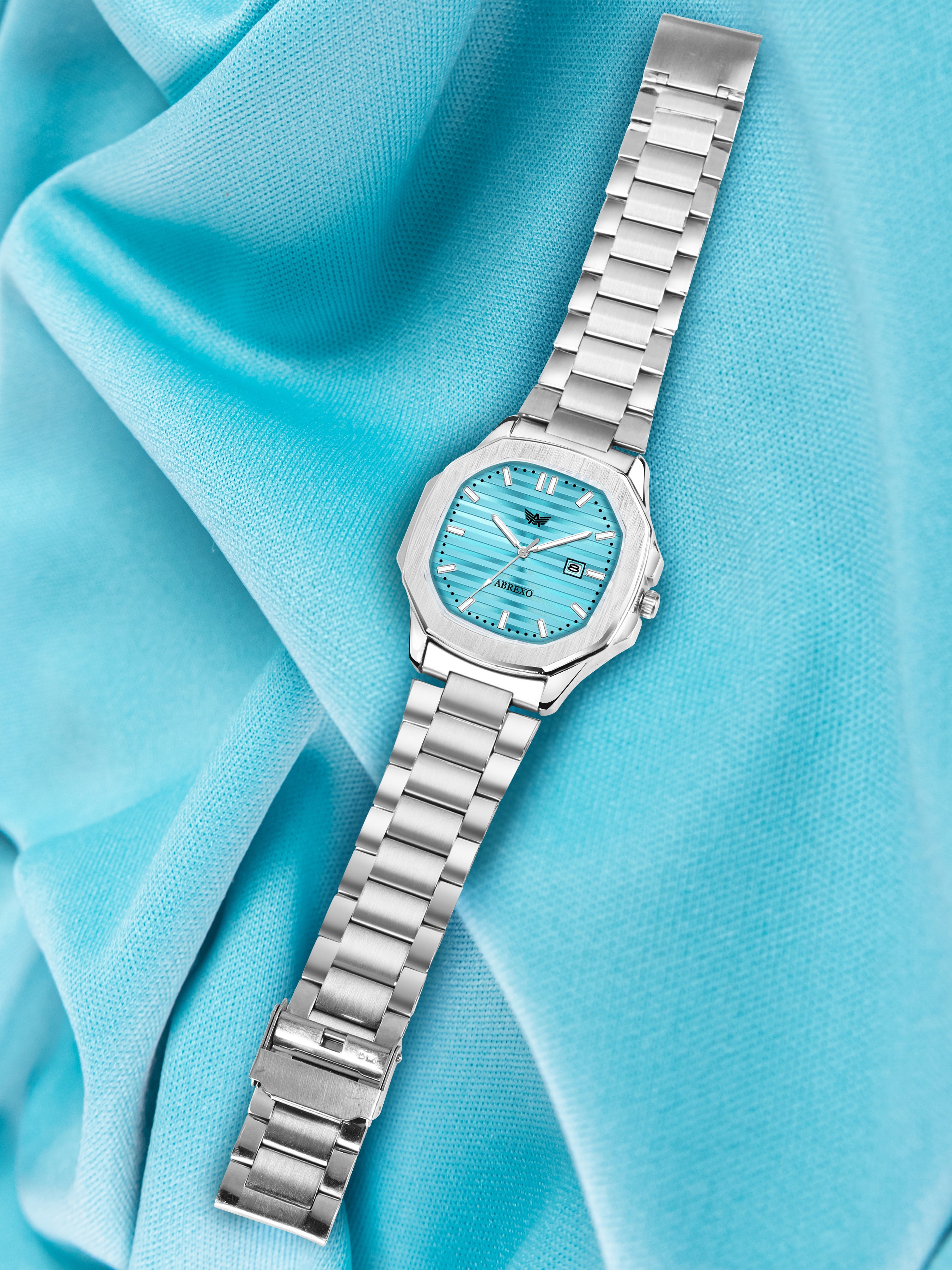 ABREXO Nautilus Series Celebrity Choice Sky Blue Watch Inspired by Pa WonderWorldmart