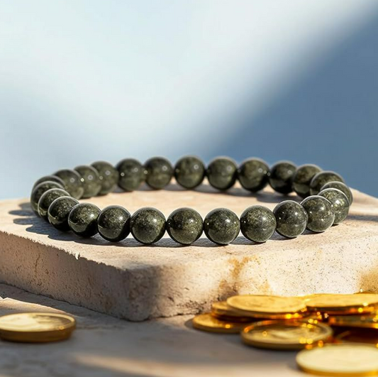 Raw Pyrite Bracelet (Attracts Wealth & Prosperity) At Just Rs 499/-