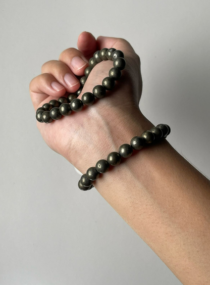 Raw Pyrite Bracelet (Attracts Wealth & Prosperity) At Just Rs 499/-