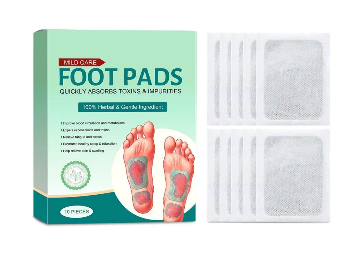 Natural Foot Care Pads for Relaxation & Comfort (BUY 1  GET 1  FREE) — Just ₹499/-