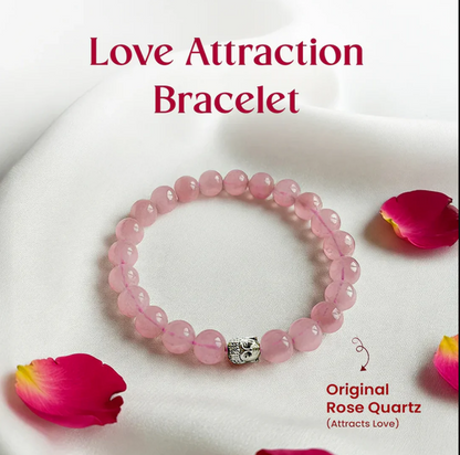 Love Attraction Bracelet Original Rose Quartz At Just Rs 499/-