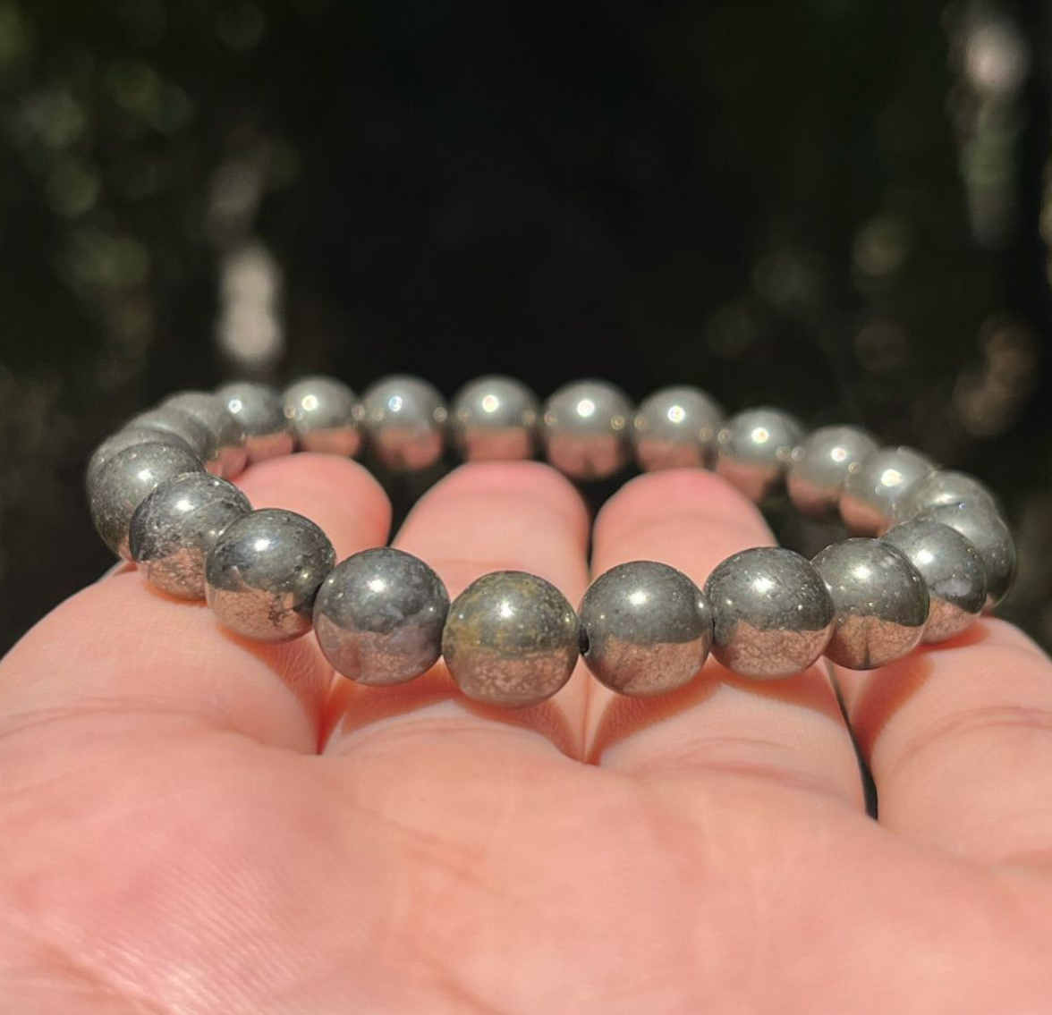 Raw Pyrite Bracelet (Attracts Wealth & Prosperity) At Just Rs 499/-