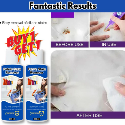 ✨All in One Fabric Stain Remover ✨ Buy 1 Get 1 FREE - At Just Rs @599/- (100ML)