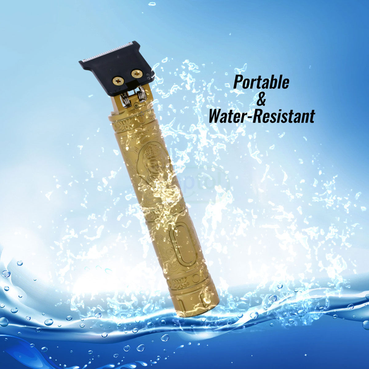 Stylish Golden Trimmer With Free Digital Watch At Just Rs 599/-