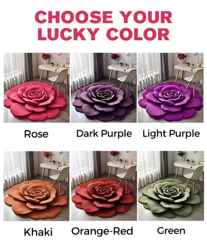 3D Floral Plush & Diatomaceous Earth Floor Mat (60*50) @ Just Rs.999/-