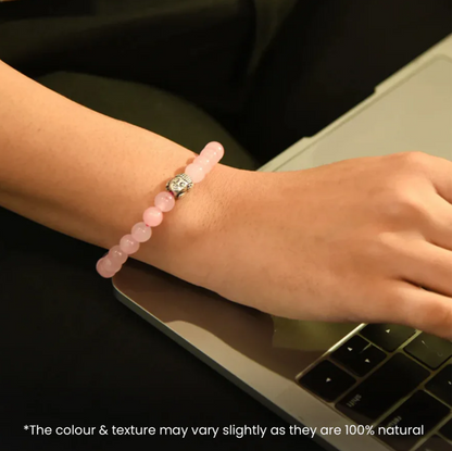 Love Attraction Bracelet Original Rose Quartz At Just Rs 499/-