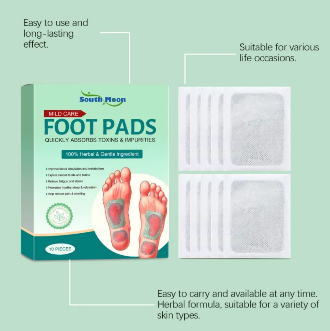 Natural Foot Care Pads for Relaxation & Comfort (BUY 1  GET 1  FREE) — Just ₹499/-