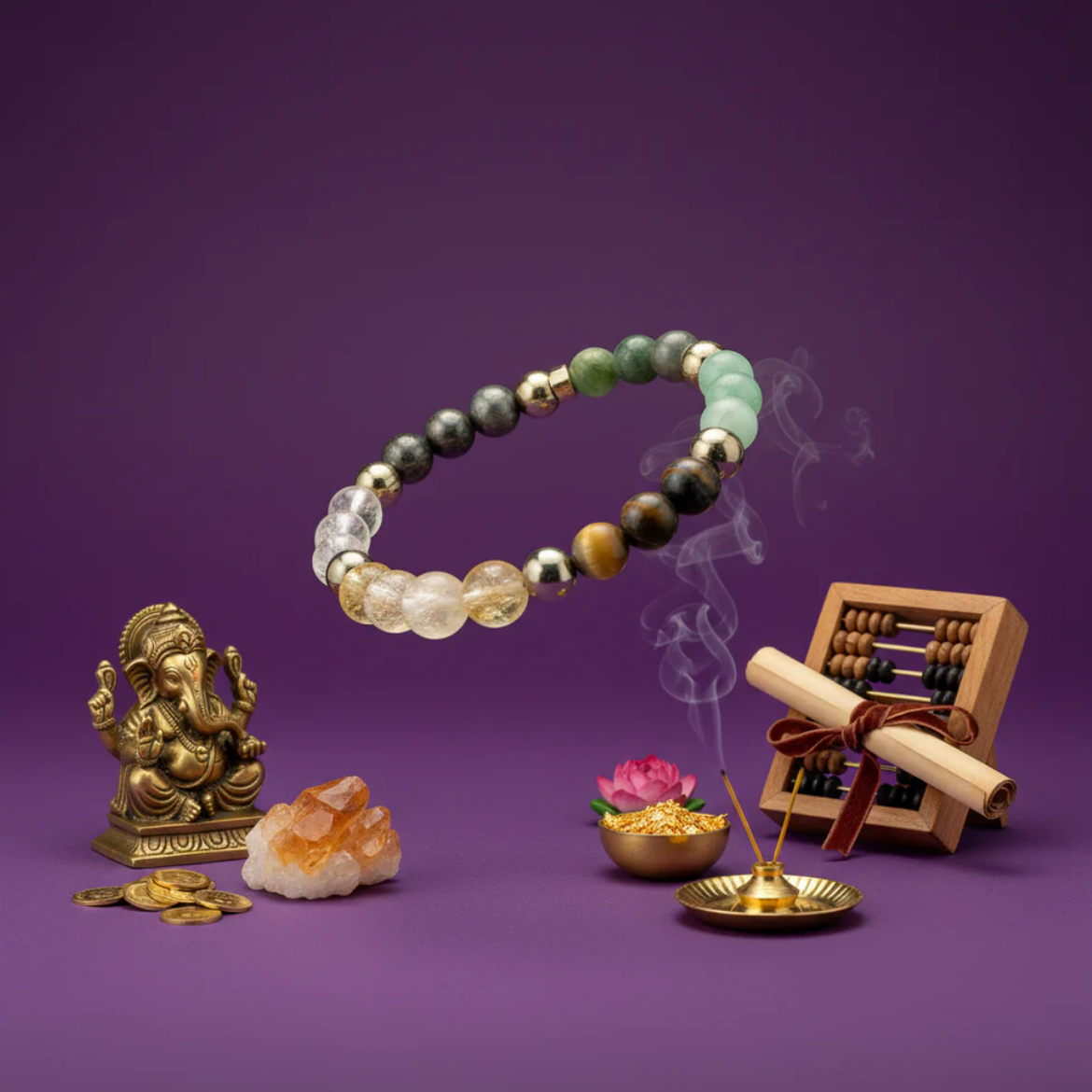 Dhan Yog Bracelet Buy 1 Get 1 Free |Attracts Money |Boosts Confidence |Brings Good Fortune |Balances Energies @RS.499/-