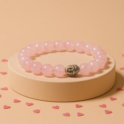 Love Attraction Bracelet Original Rose Quartz At Just Rs 499/-